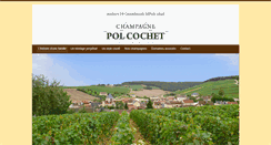 Desktop Screenshot of champagne-pol-cochet.com